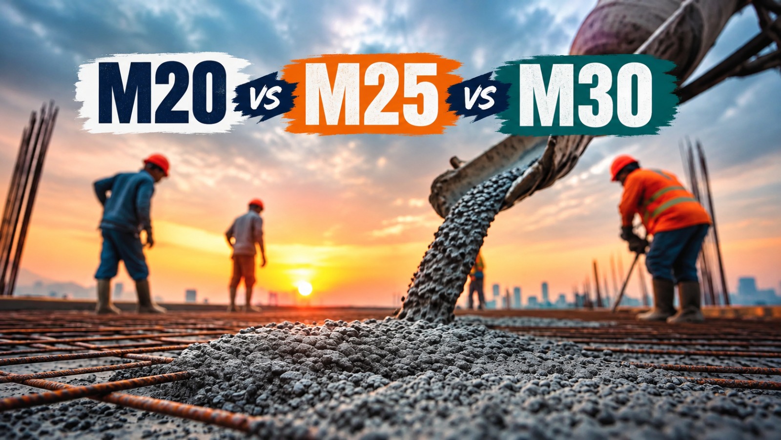 Readymix Concrete in Chennai: M20 vs M25 vs M30 Guide to the Right Grade
